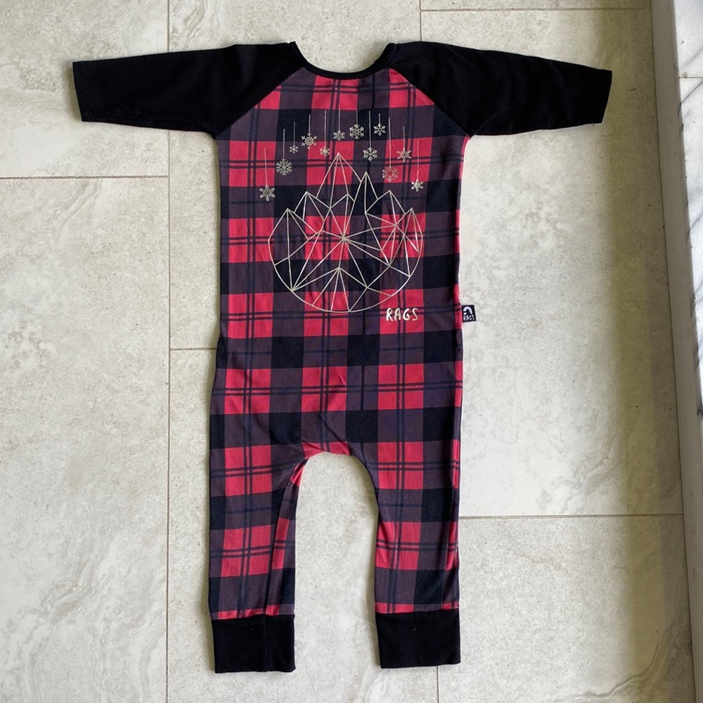 RAGS TO RACHES plaid romper - Picture 2 of 6
